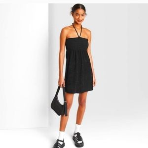 NWT, Women's, XS, Wild Fable Sleeveless Smocked Terry Convertible Dress